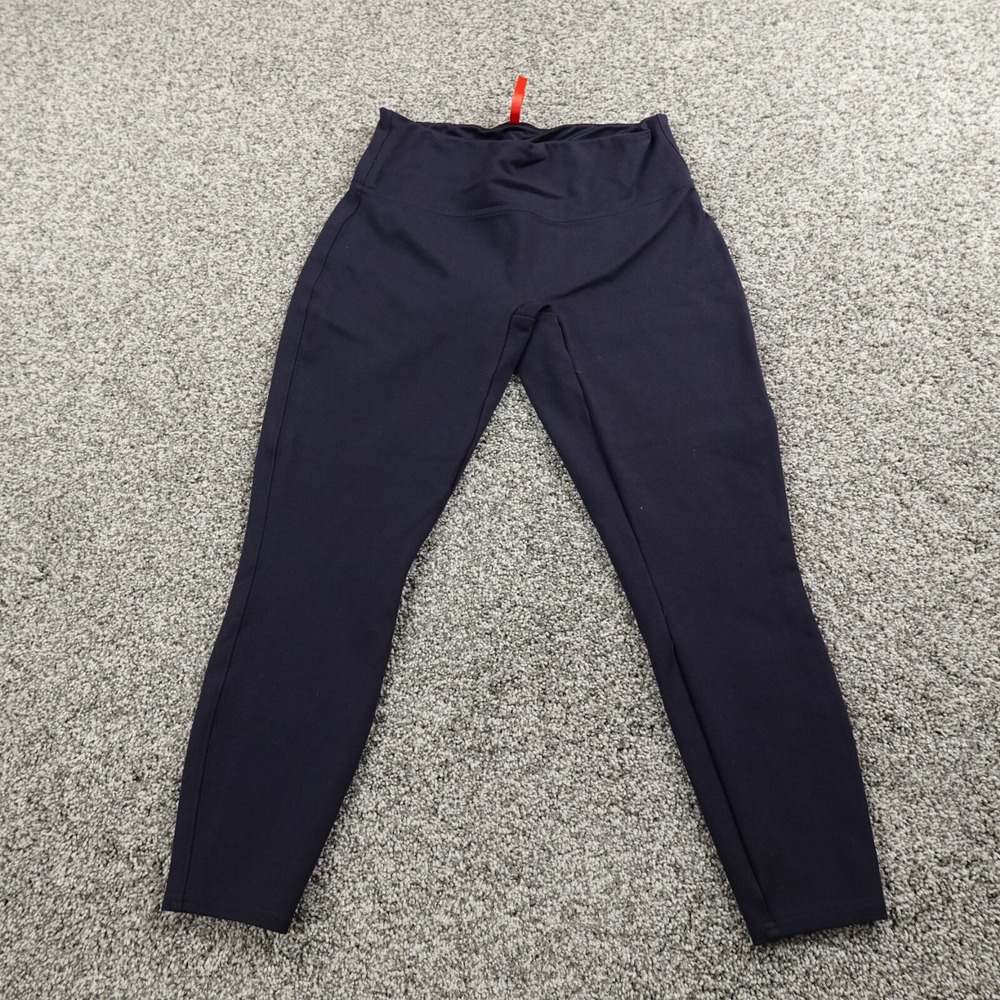 Spanx Leggings Womens PS Blue 7/8 Gym‎ Tight Yoga Pants Stretch Active Athletic